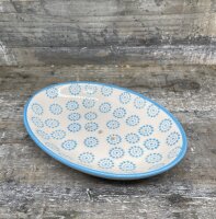 Blümchen blau - Seifenschale