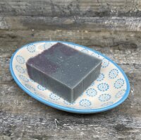 Blümchen blau - Seifenschale
