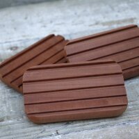 Birnbaumholz geölt - Seifenunterlage