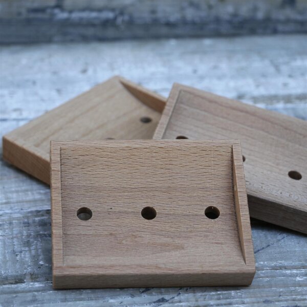 Buchenholz geölt - Seifenunterlage