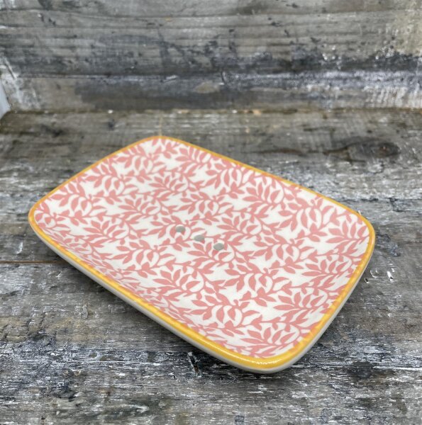 FLORAL rot - Seifenschale