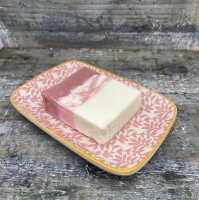 FLORAL rot - Seifenschale