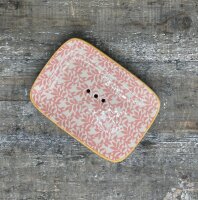 FLORAL rot - Seifenschale