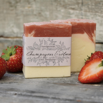 Champagner-Erdbeere 75g Seife 