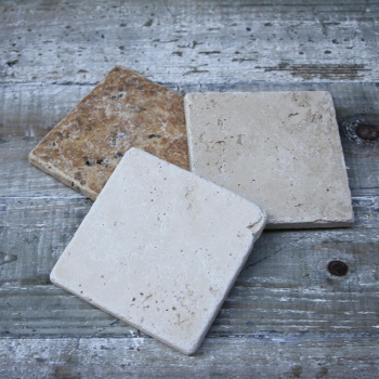 Travertin-Seifenablage 