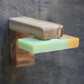 Olivenholz Magnetseifenhalter 