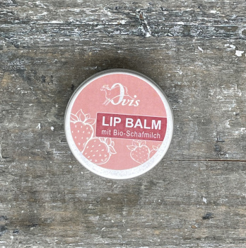 Ovis LIP BALM ERDBEERE mit Bio-Schafmilch 