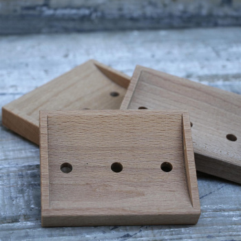 Buchenholz geölt - Seifenunterlage 