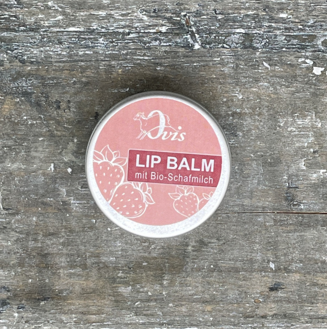 Ovis LIP BALM ERDBEERE mit Bio-Schafmilch 