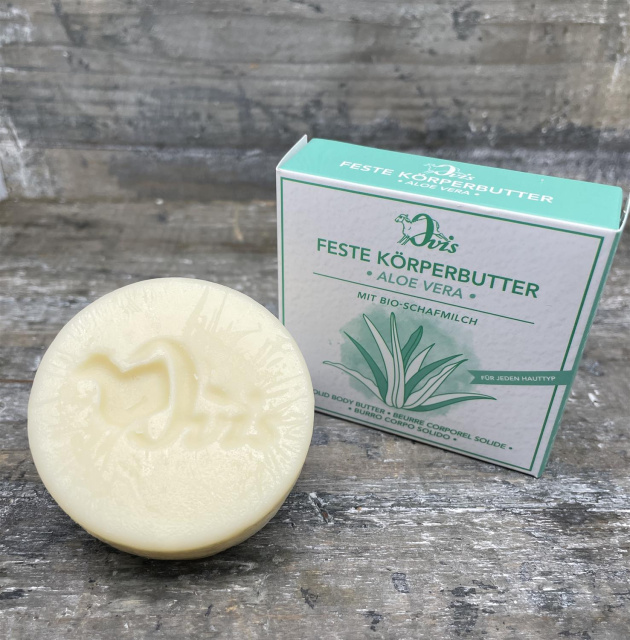 Ovis Feste Körperbutter Aloe vera 